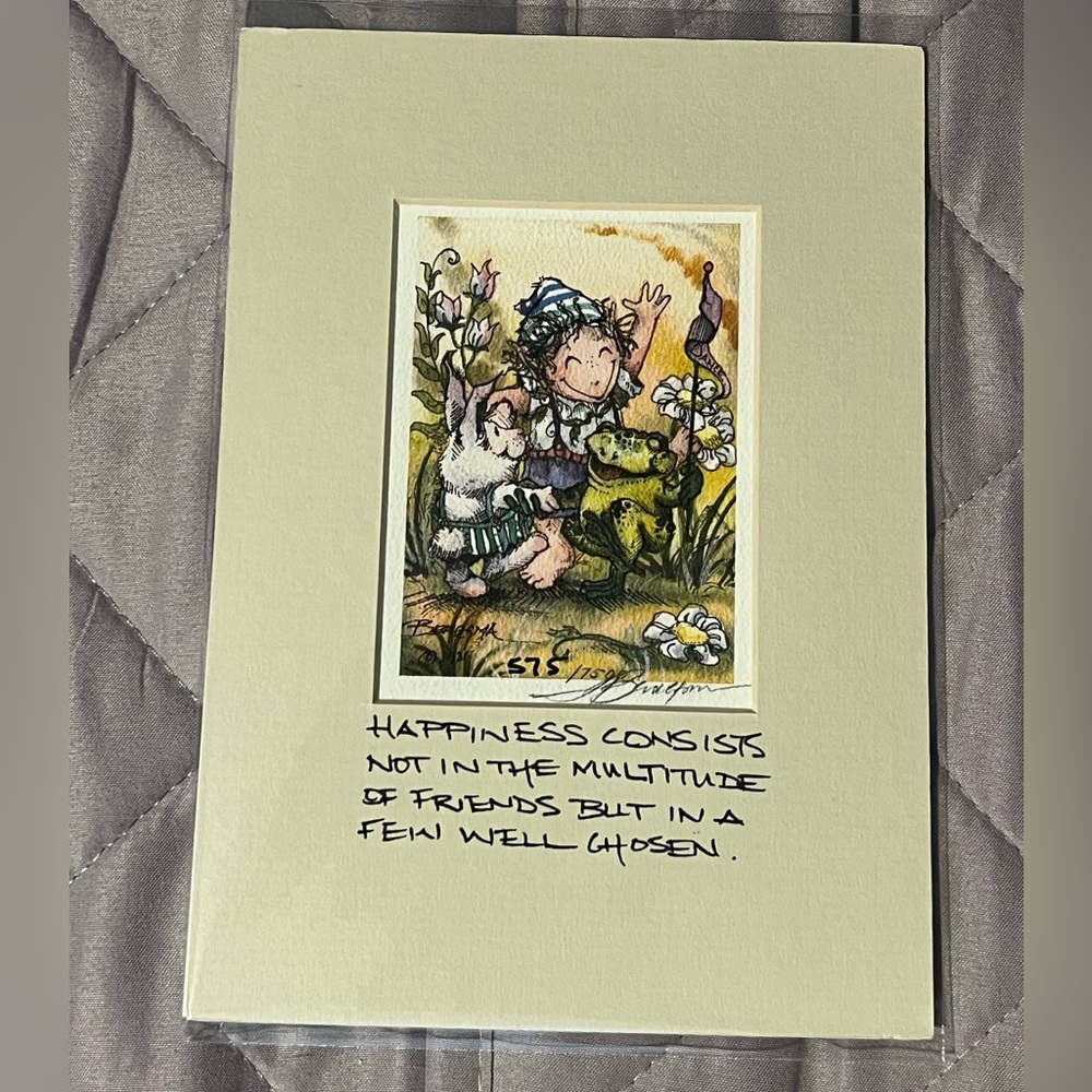 Jody Bergsma Print (1981)